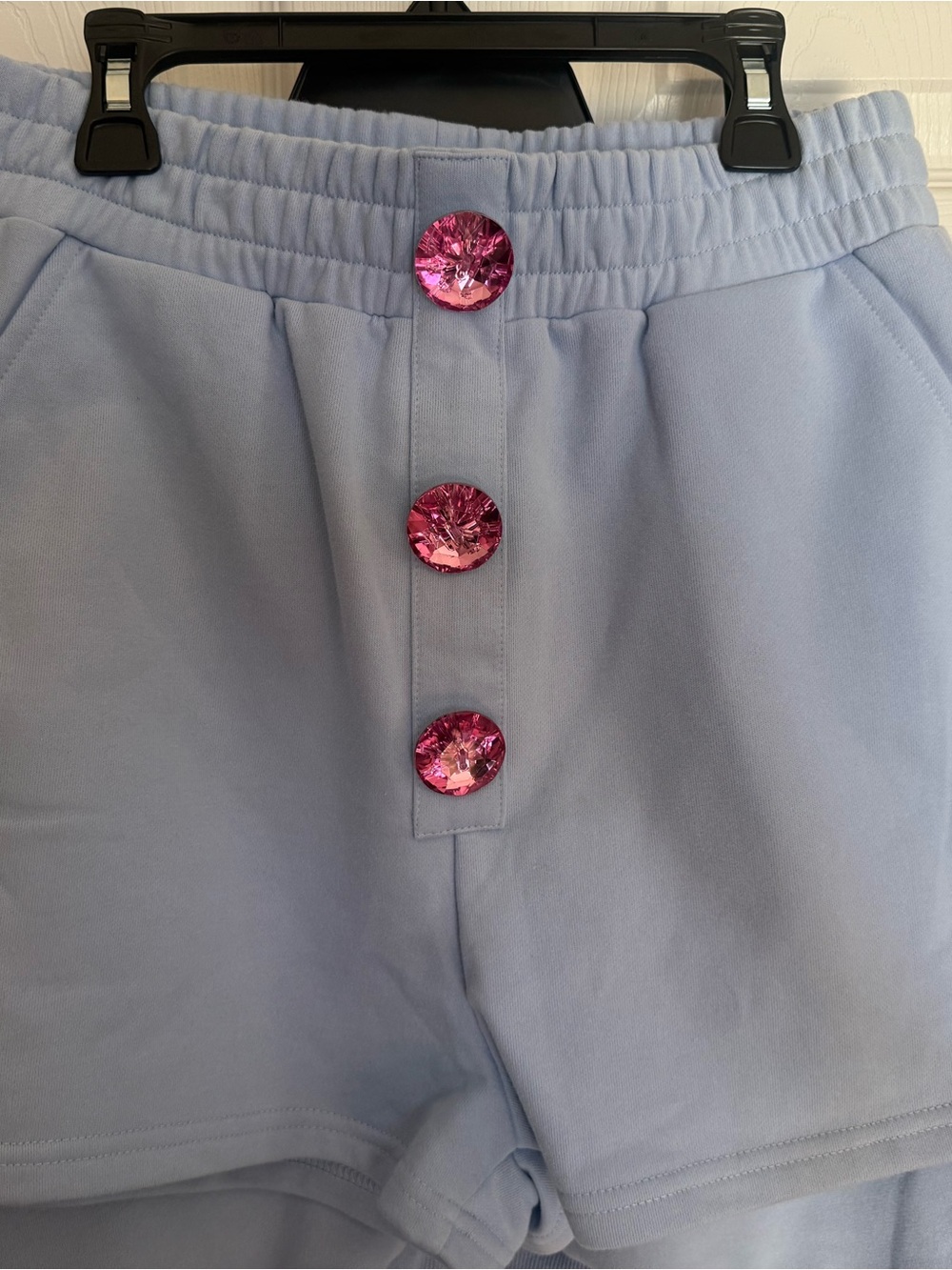 Queen of Sparkles Two-Piece Set with Floral Embroidery & Sequin Buttons - Picture 4 of 5